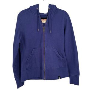 American Giant Classic Full Zip Hoodie Jacket Blue Women’s Size Large